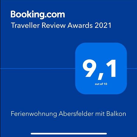 Ferienwohnung Abersfelder Mit Balkon Wildflecken Exterior foto