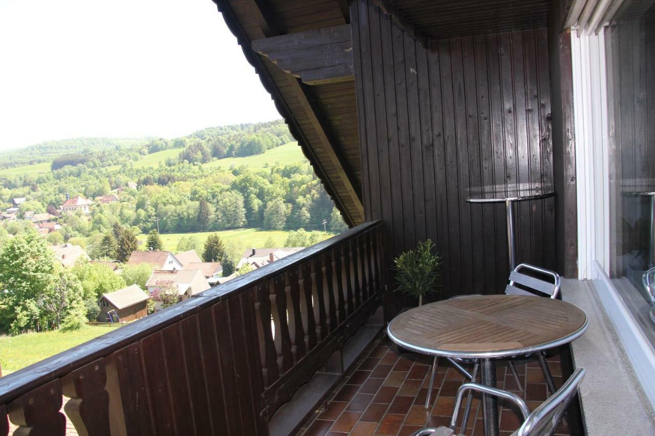 Ferienwohnung Abersfelder Mit Balkon Wildflecken Exterior foto